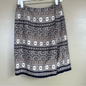 Vintage Hunt club wrap skirt rayon acetate lining size 16